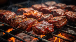 meat skewers